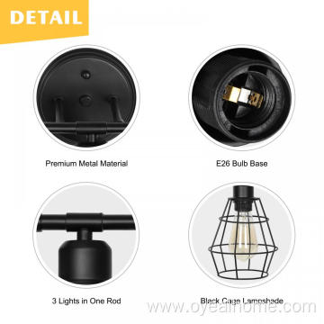 Wall-Mounted Industrial Metal Style Lamp for Bedroom